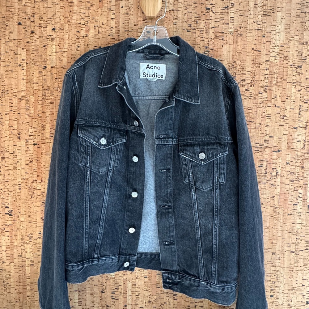Men's Black Denim Jacket Acme Studio - Picture 4 of 10